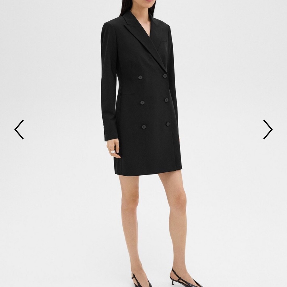 Theory blazer dress in stretch wool - Picture 4 of 9